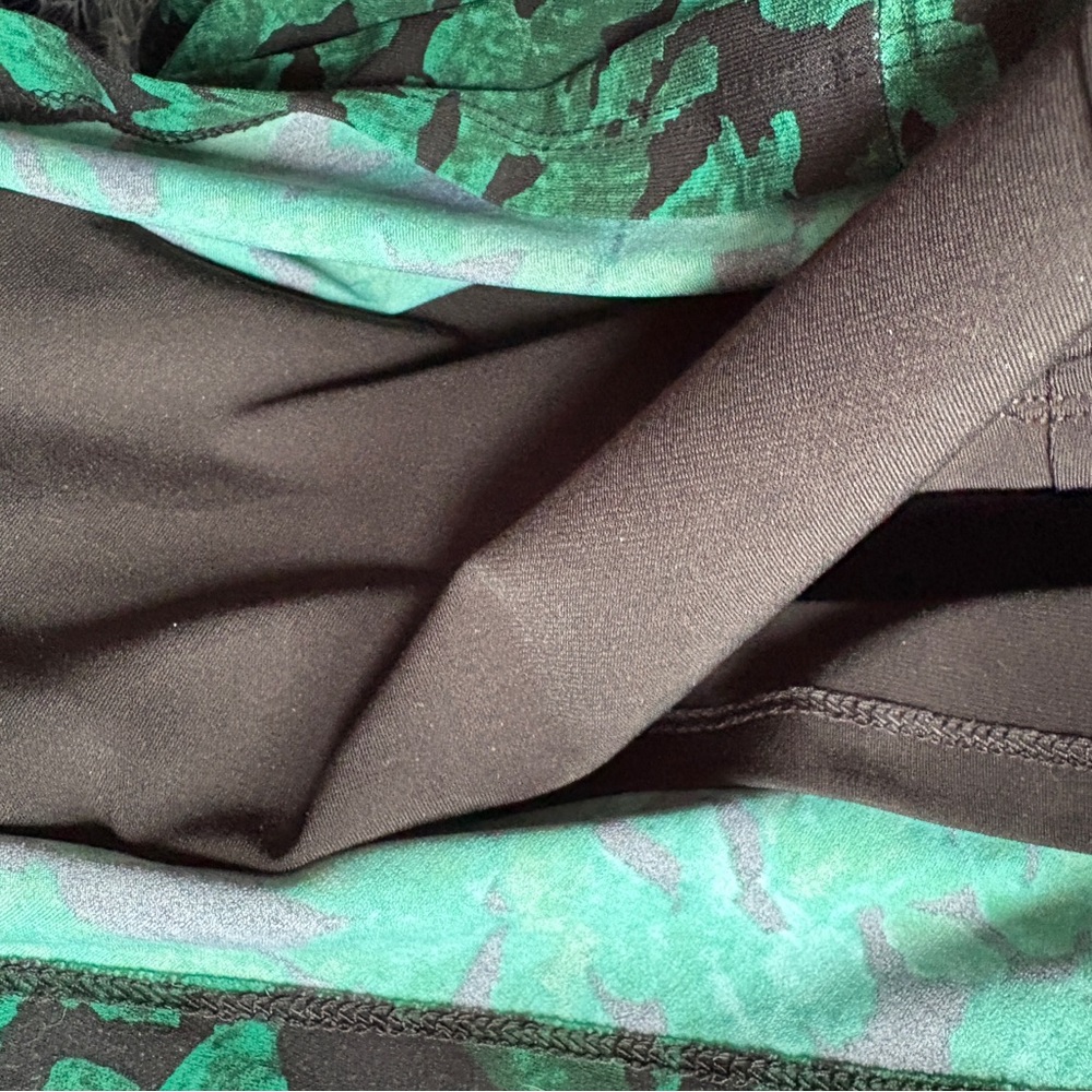 Ralph Lauren Stretch Bodycon Ruched Scoop Black Teal Floral Sheath Midi Dress - Picture 8 of 11